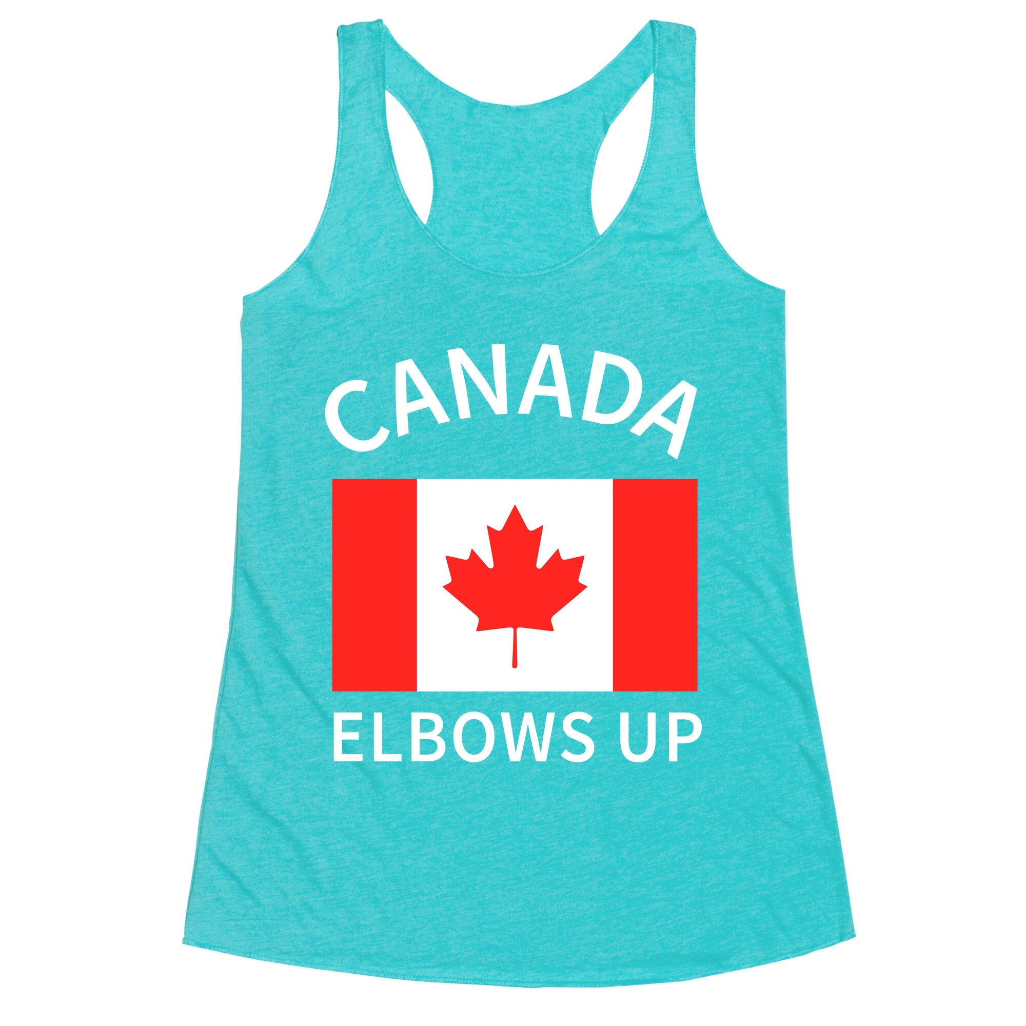 Elbows Up Canada Racerback Tank