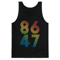 8647 Anti Trump Rainbow Tank Top