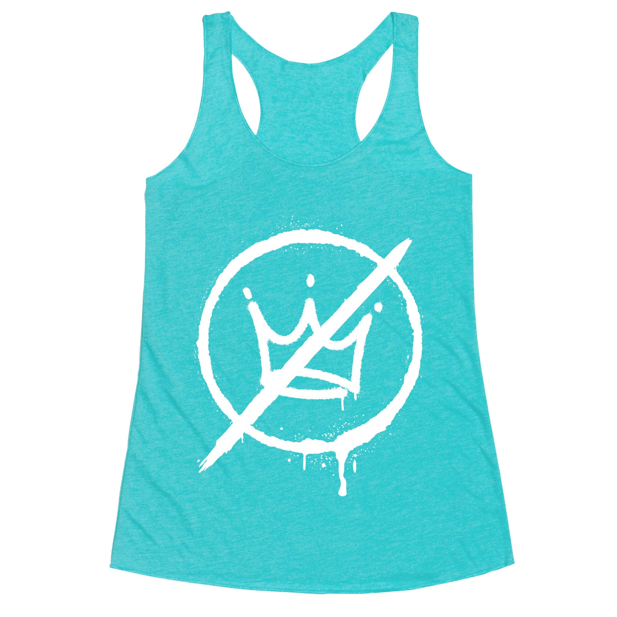 No Kings Crown Anti Trump Racerback Tank
