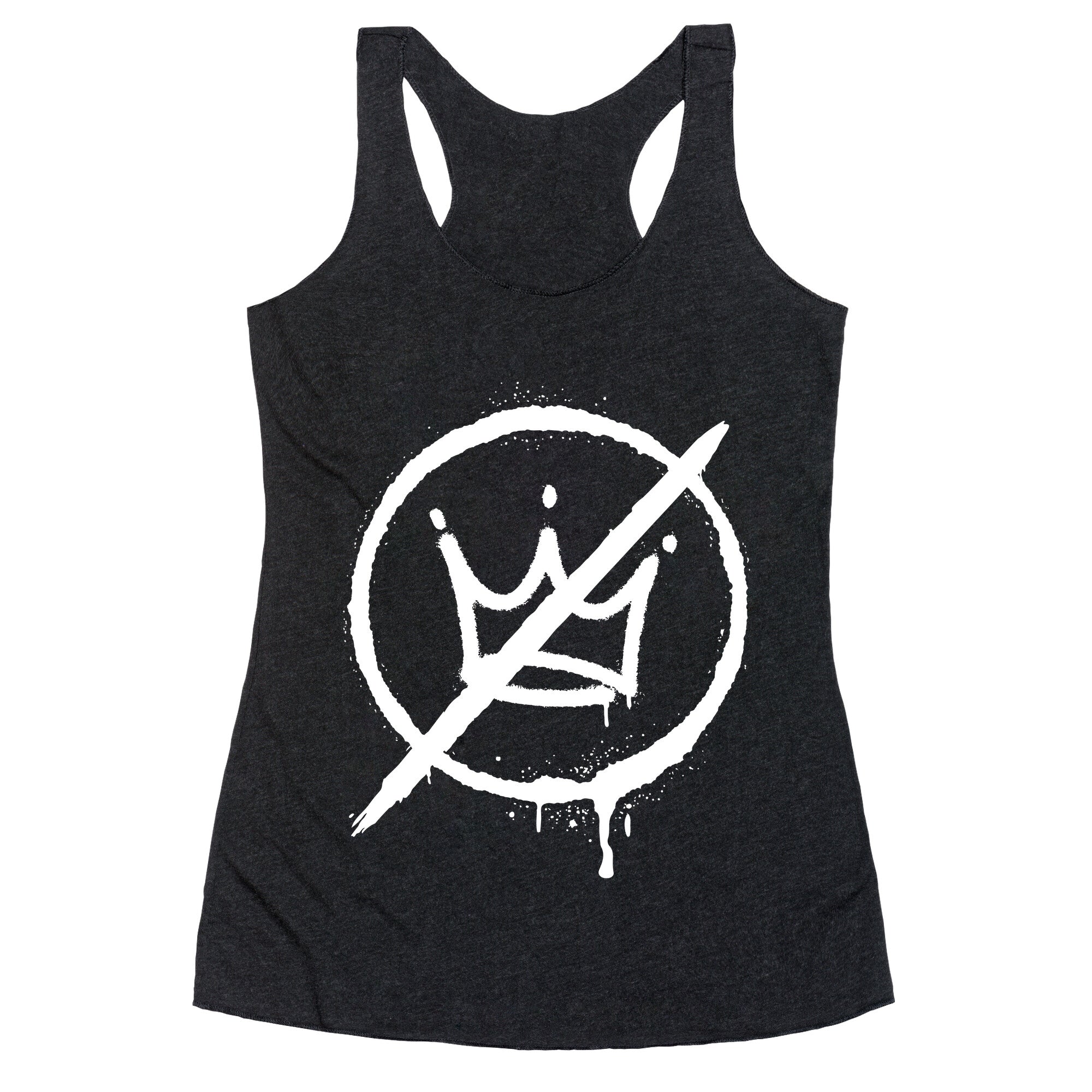 No Kings Crown Anti Trump Racerback Tank