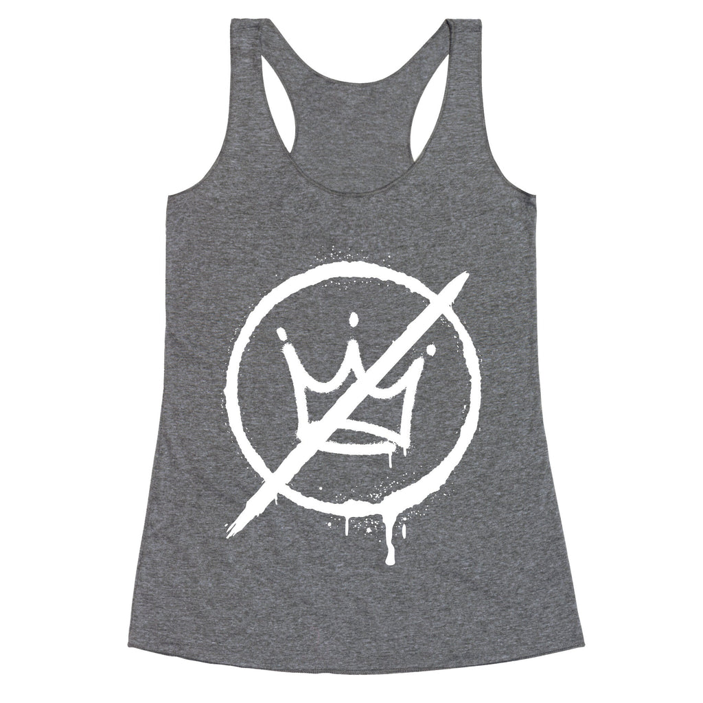 No Kings Crown Anti Trump Racerback Tank