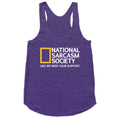 National Sarcasm Society Racerback Tank