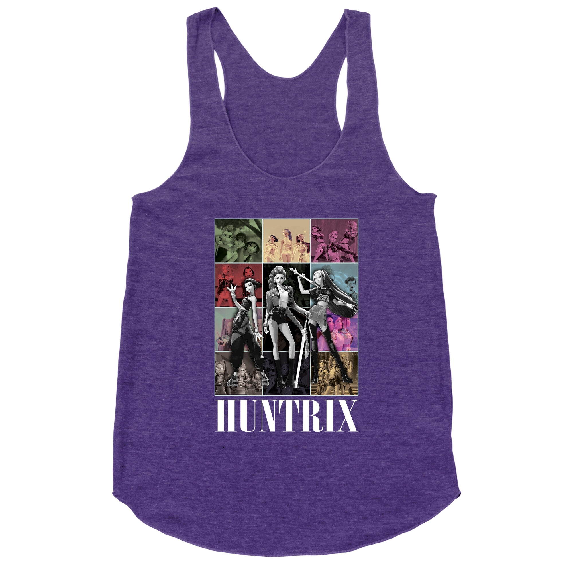 Huntrix Kpop Demon Hunters Racerback Tank