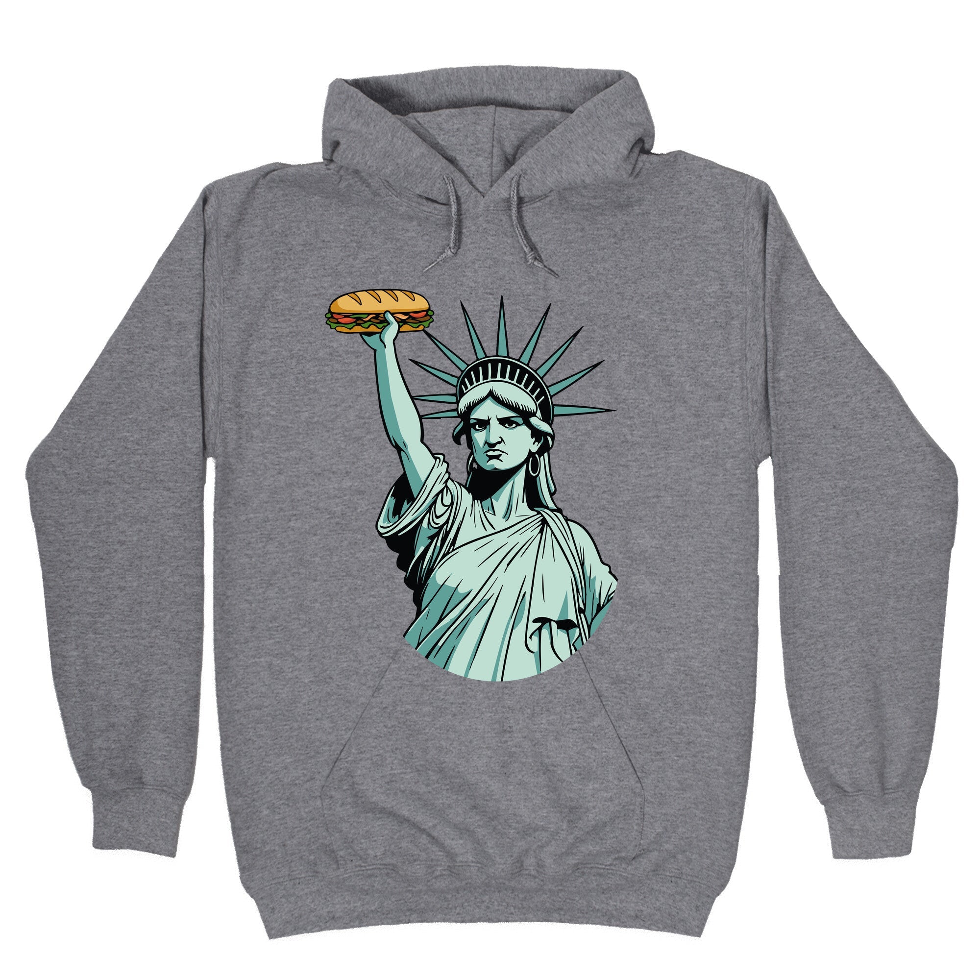Statue of Liberty Sandwich Guy DC Hoodie