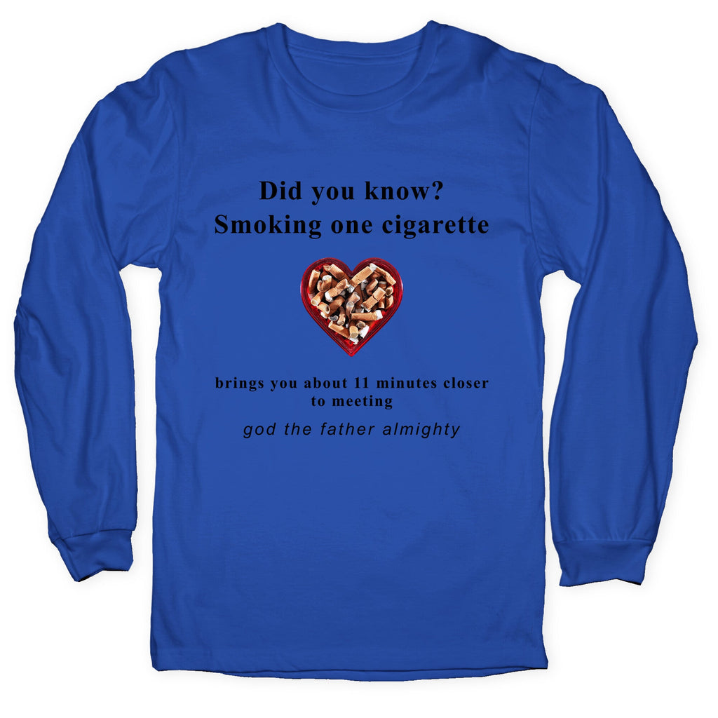 Smoking Cigs Longsleeve Tee