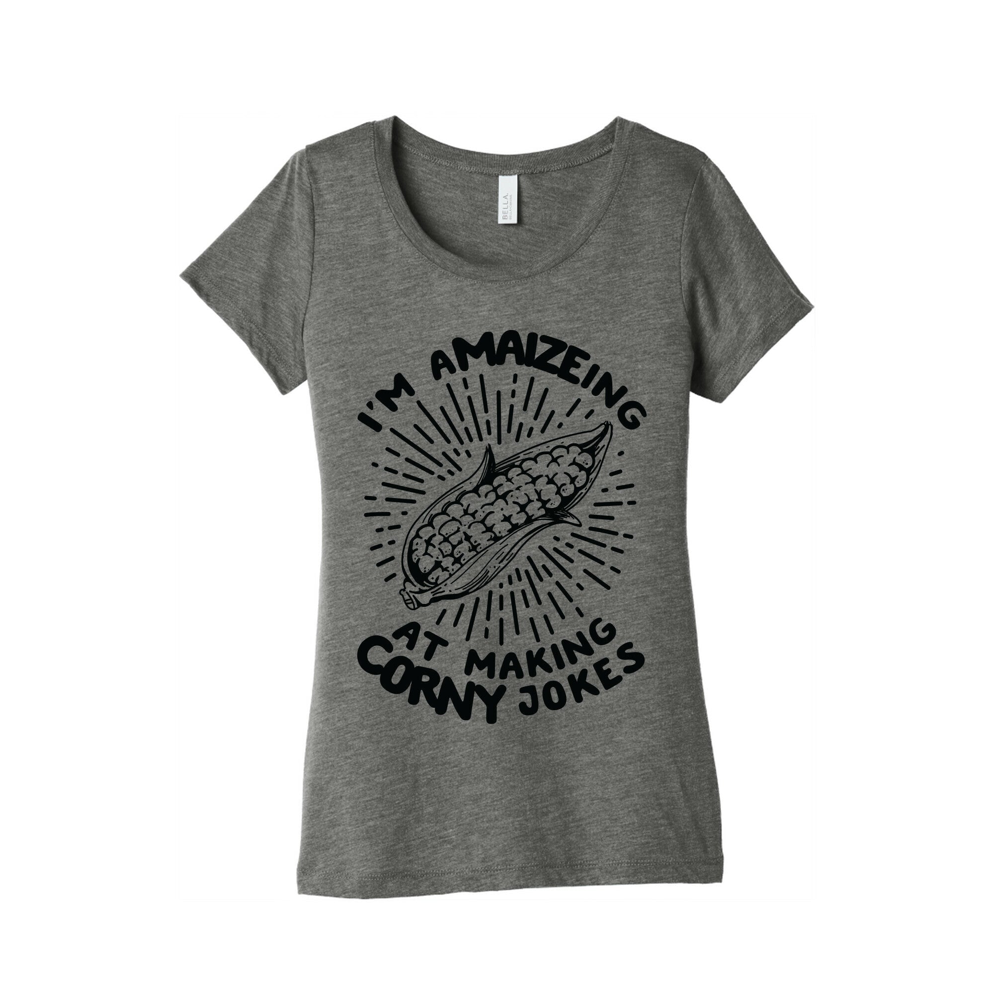 A-maize-ing Corny Jokes Women's Triblend Tee
