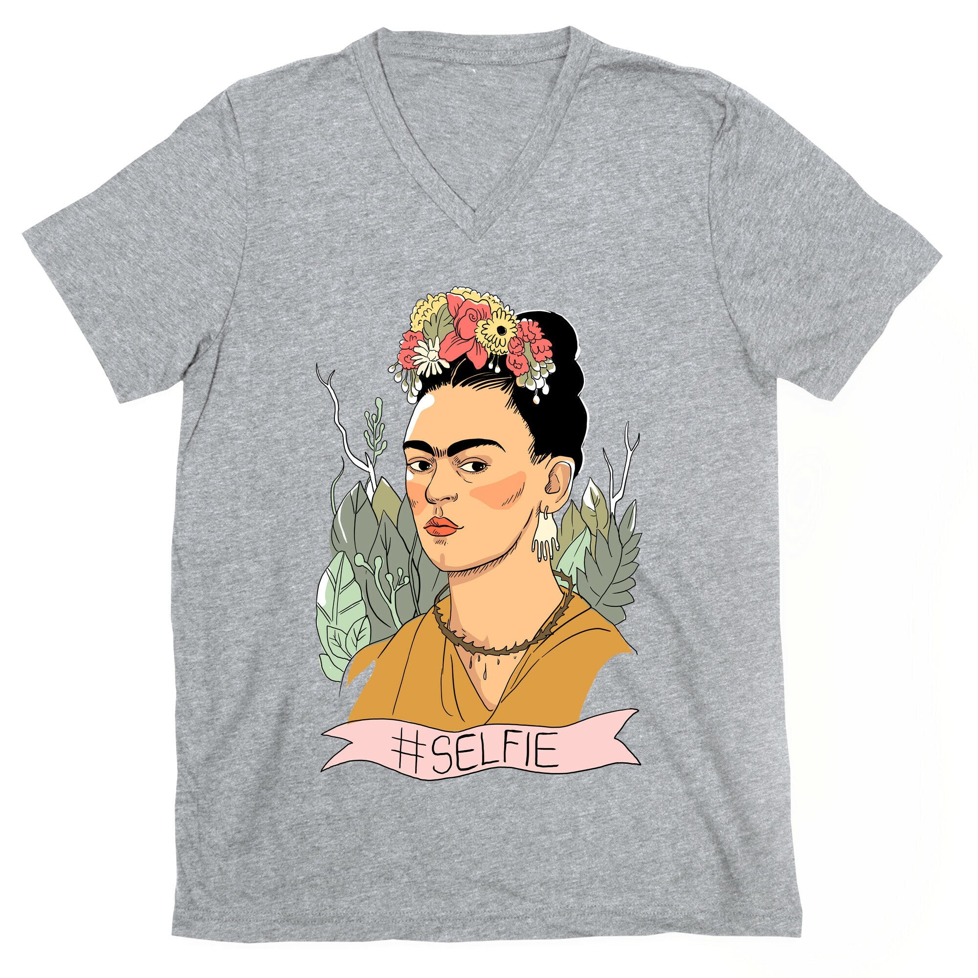 Frida #Selfie V-Neck