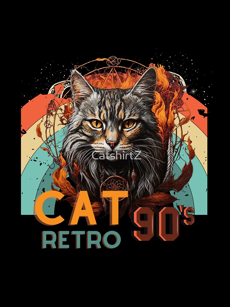Retro Cat 90s by CatshirtZ