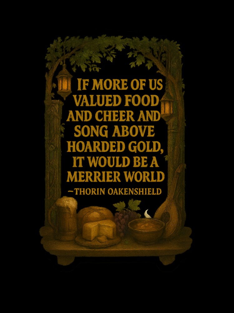 Thorin Quote Hobbit LOTR Fantasy by MPAlex