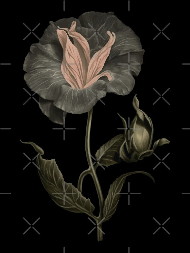 Dark Academia Victorian Flower by Enyr