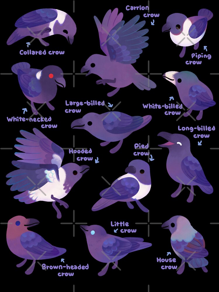 Happy crows - dark by pikaole