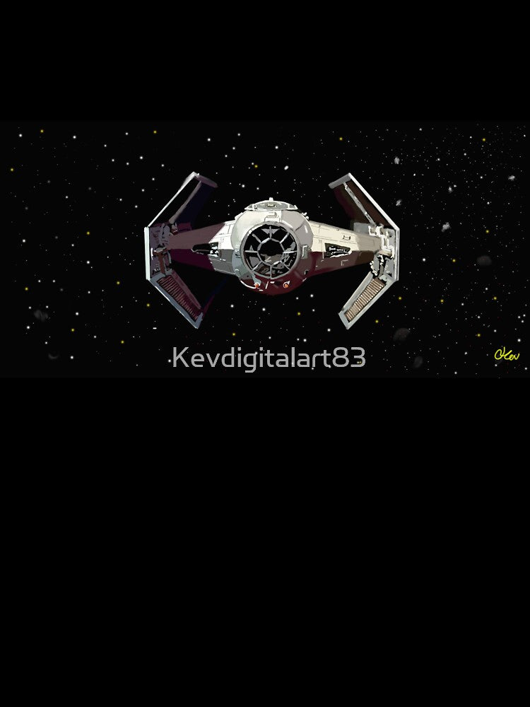Vaders Tie Fighter by Kevdigitalart83