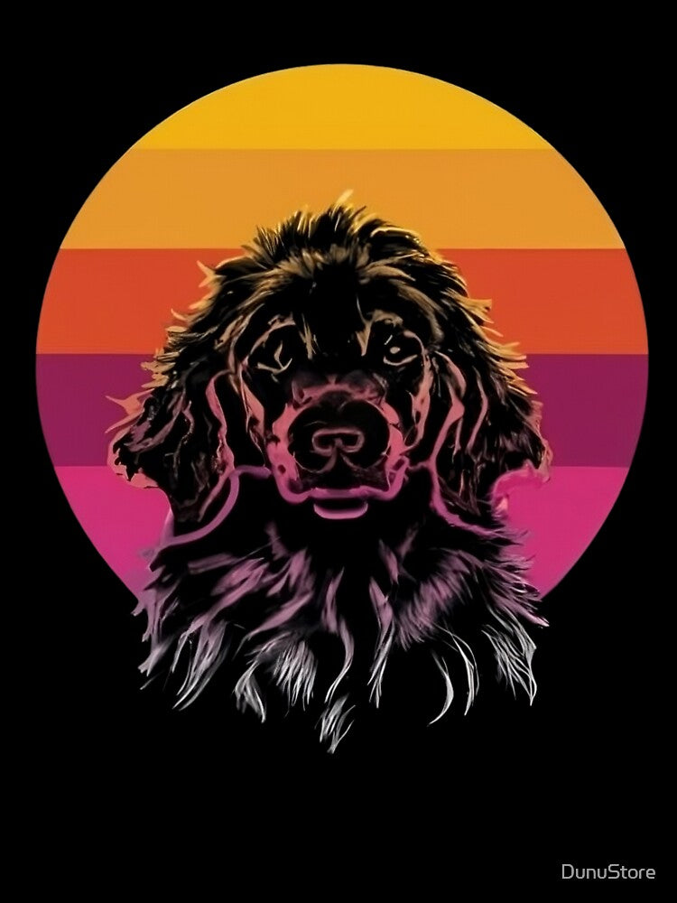 Dog with colors for dog lovers by DunuStore