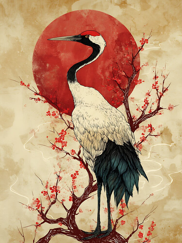 Graceful Japanese Crane by bapupa