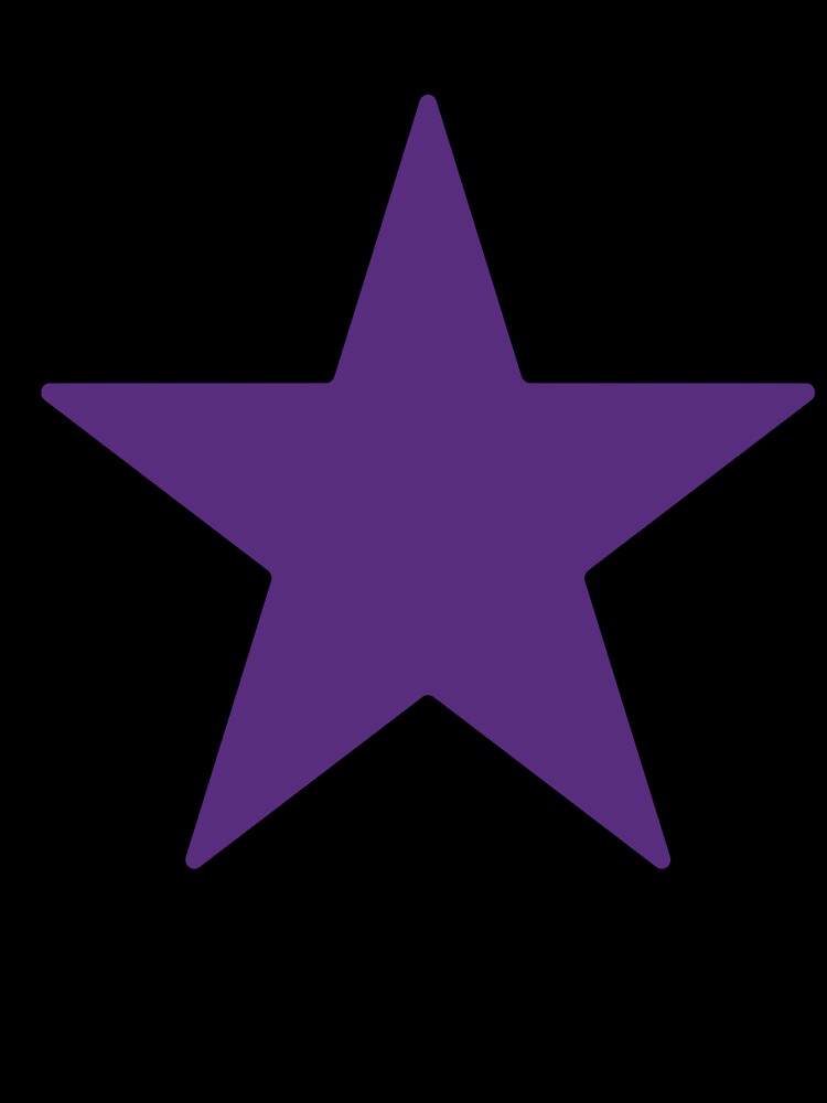 Purple star (back of the shirt) by Black-Star1