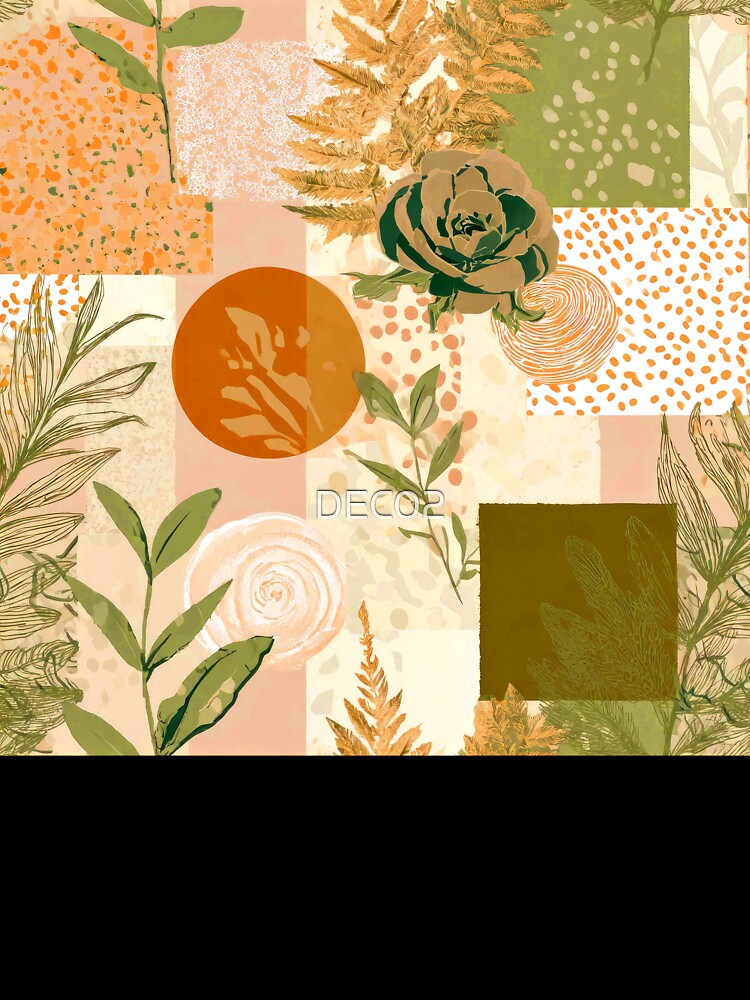 Boho Abstract Sage And Earthtones Collage-Style Designs by DEC02