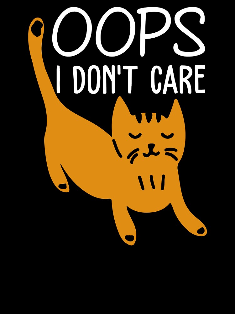 Funny Cat - I Don't Care by SunsetGloww
