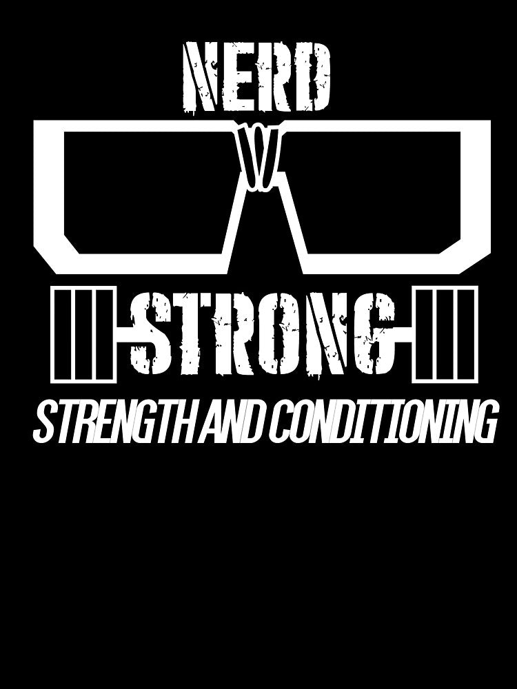 Nerd Strong White by Thomas Claxton