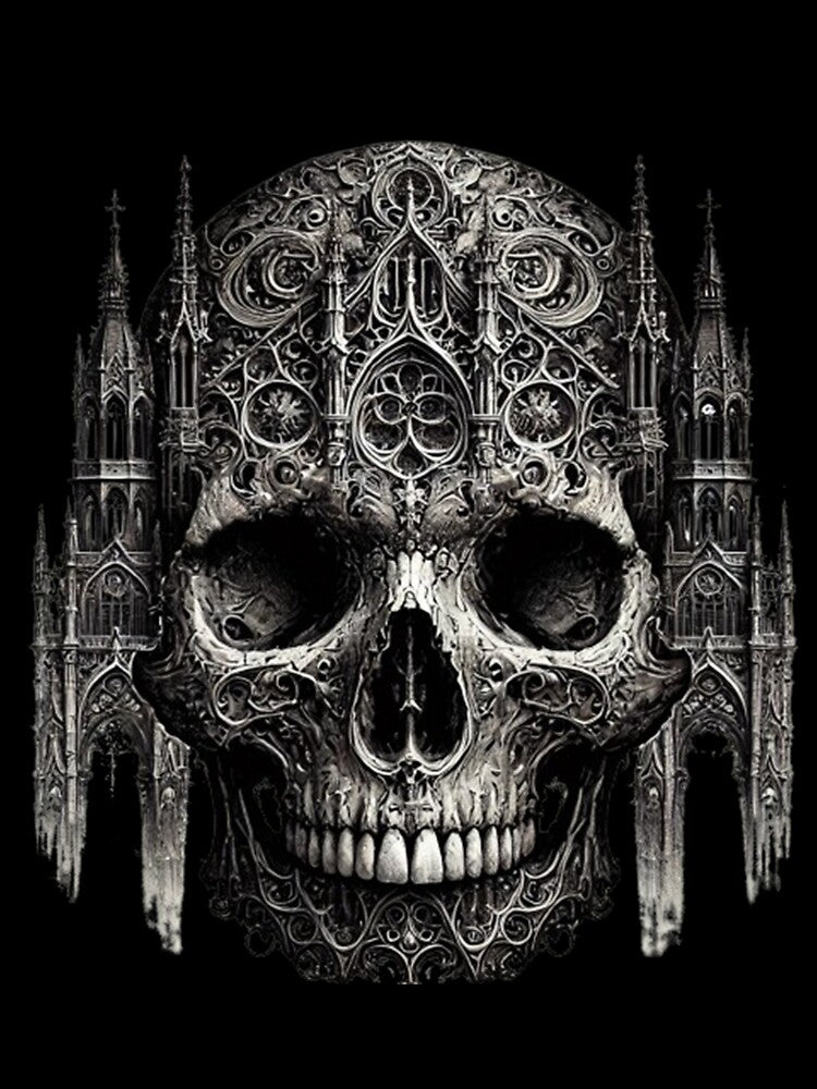 Gothic Skull 5 by LaNadaYFundante