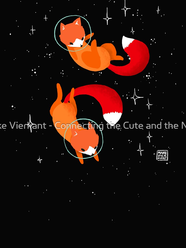 Space Foxes by Maike Vierkant - Connecting the Cute and the Nerdy