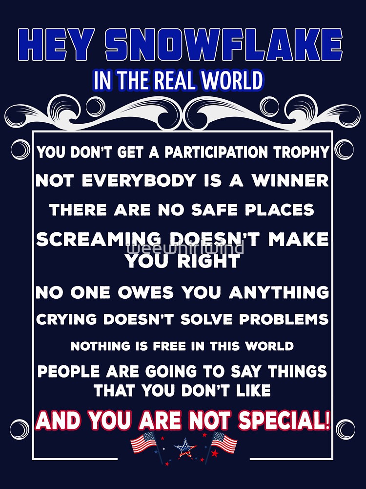 Hey SnowFlake In The Real World by weewhirlwind