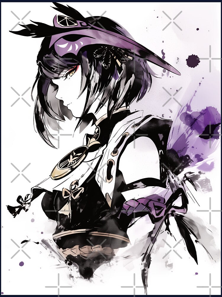 Watercolor Kujou Sara by SchellStation