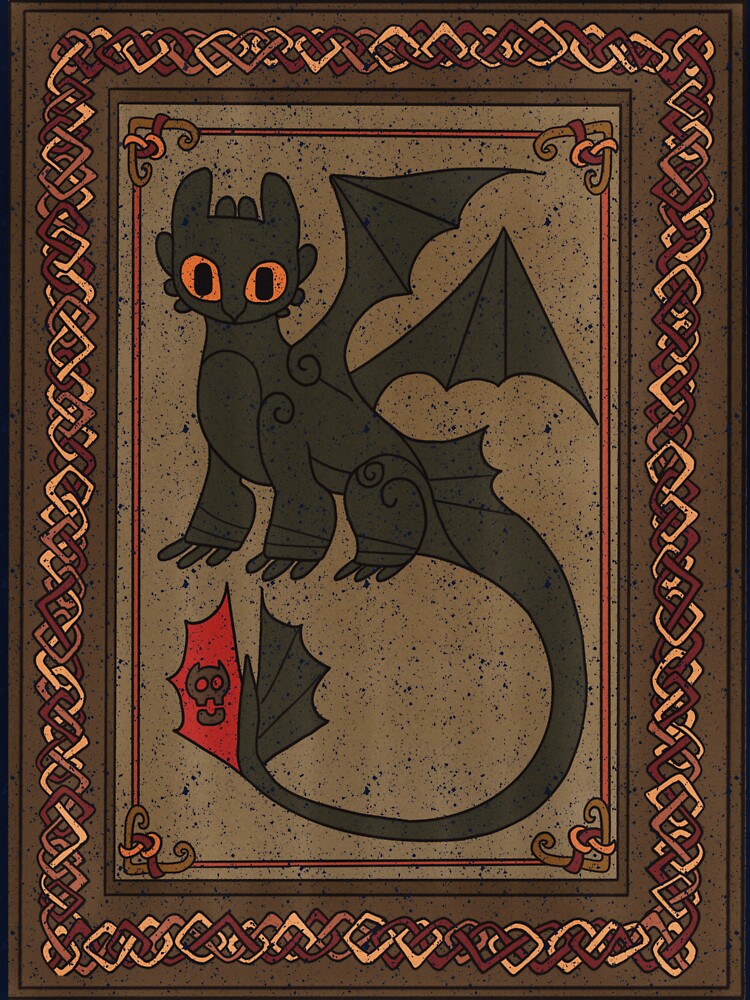 HTTYD Inspired Tapestry by EnimatDesigns