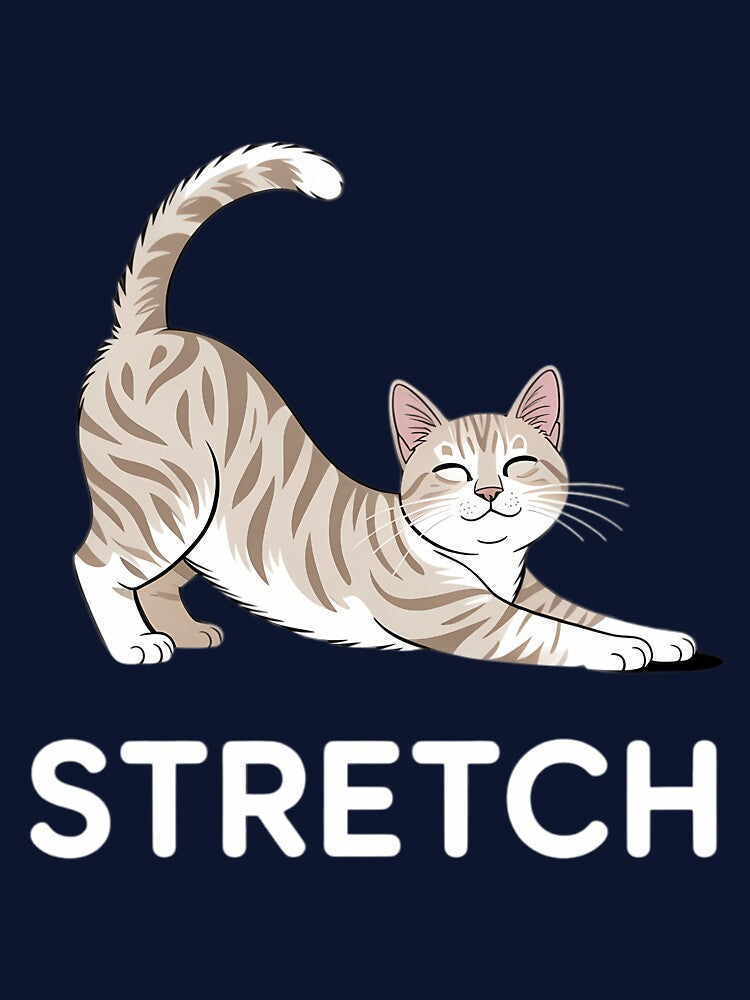 Stretch CAT Yoga Calm Balance Cute Animal Yogi by gourpmerzihd