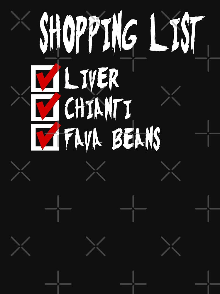 Silence Of The Lambs Shopping List by everything-shop