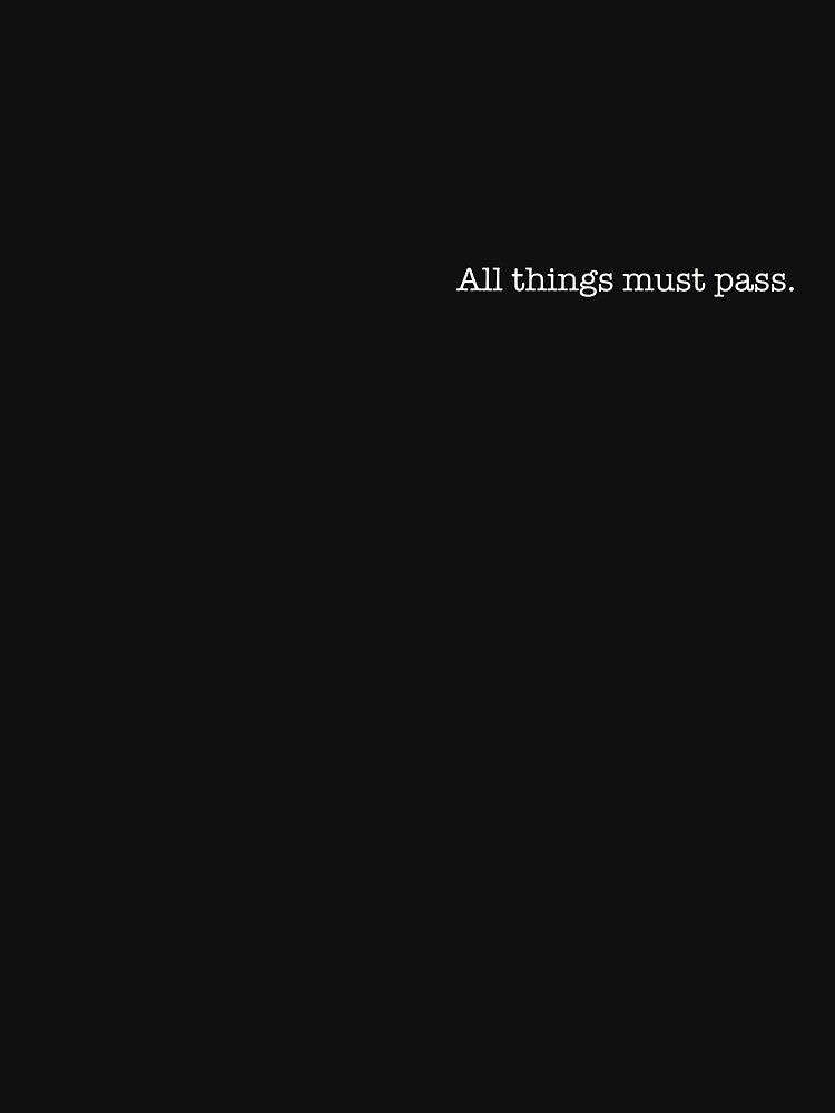 All things must pass by Old Friends