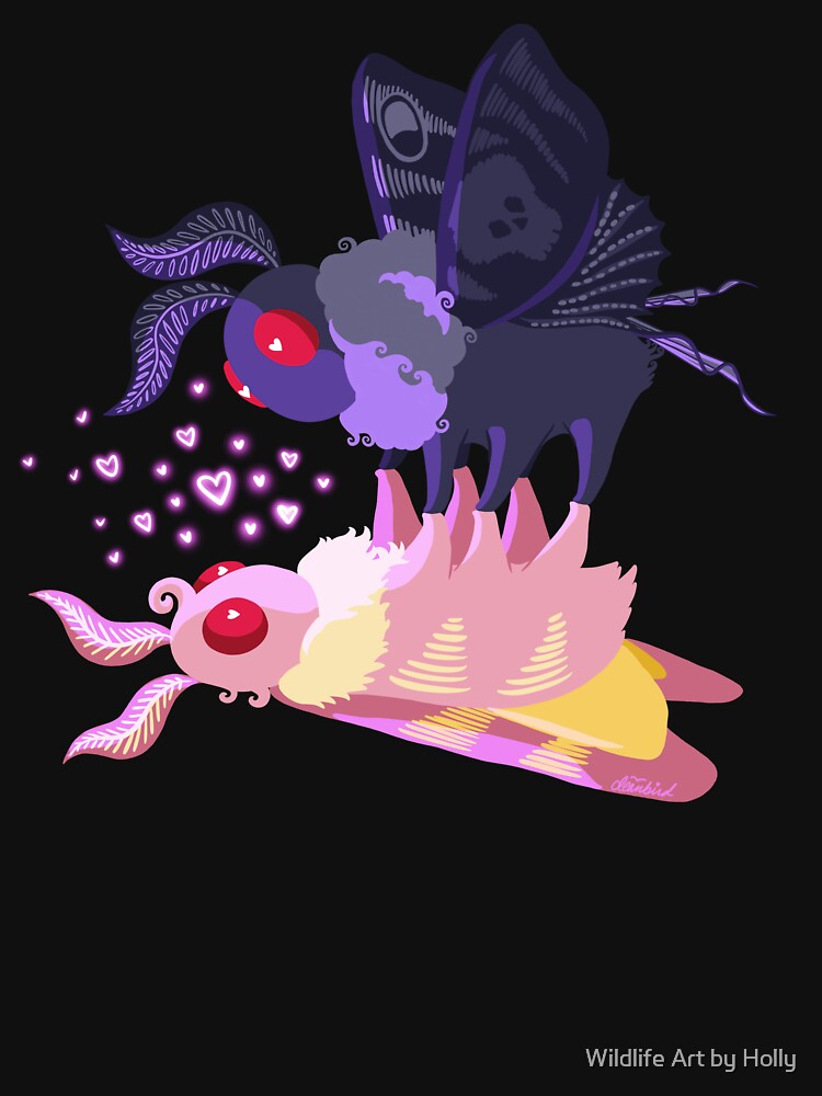 Moth Feetsies by Wildlife Art by Holly