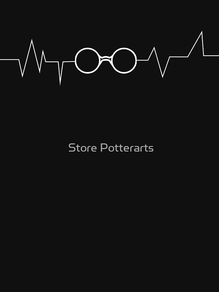 Glasses are my Heart beat black by Store Potterarts