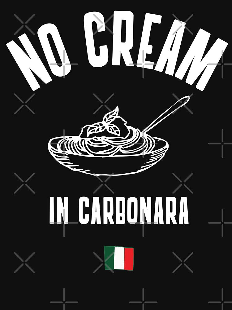No Cream In Carbonara by PosMoodStudio