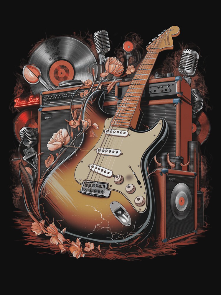 electric guitar art by JMMR