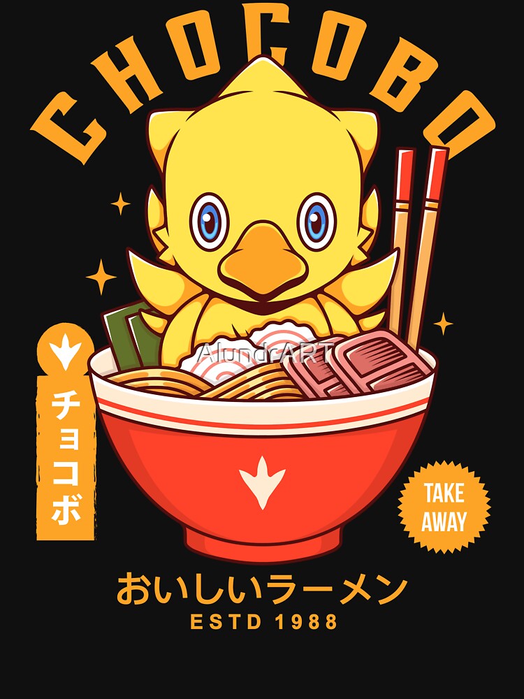 Chocobo Delicious Ramen by AlundrART