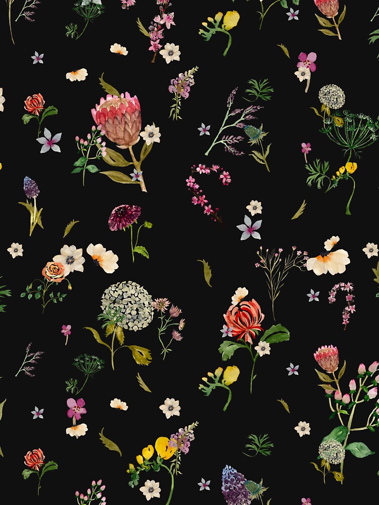 Flowers nice seamless pattern by Yana Mustafina | Boho Soulful Designs