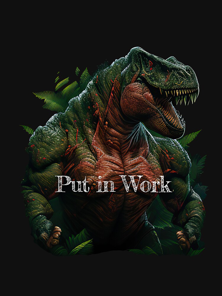 Put in Work Bodybuilding Fitness Gym Workout Exercise Merch Print  Design by tengamerx