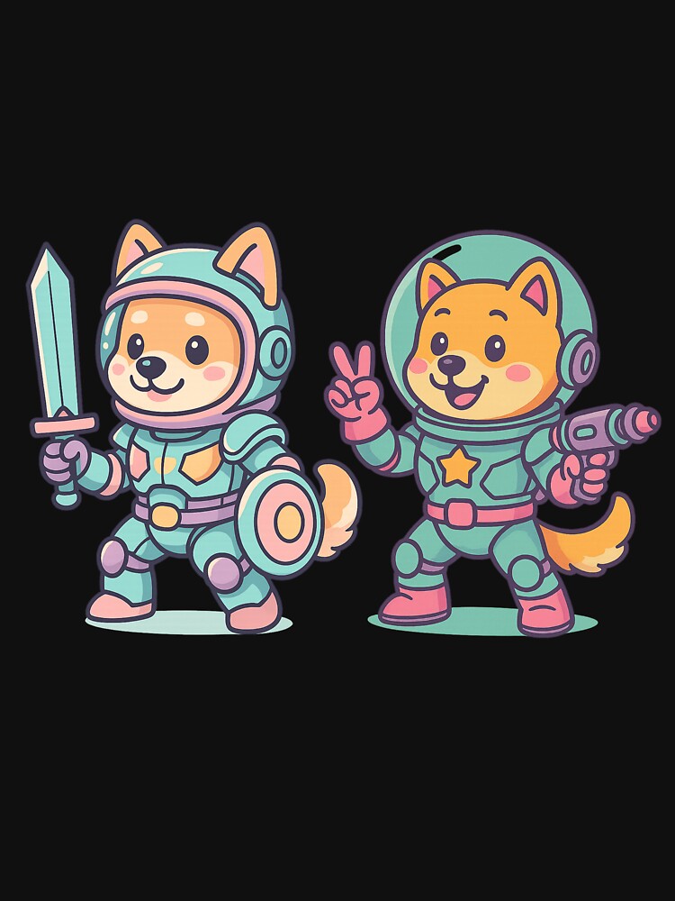 Duo Little Dog Warrior by Trendify-P