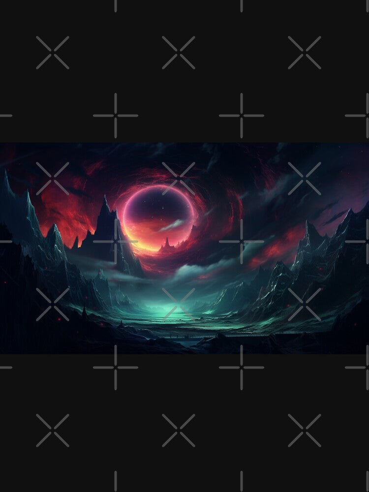Dark Fantasy Landscape - Black Hole Radiation by Fantasy Masterpiece