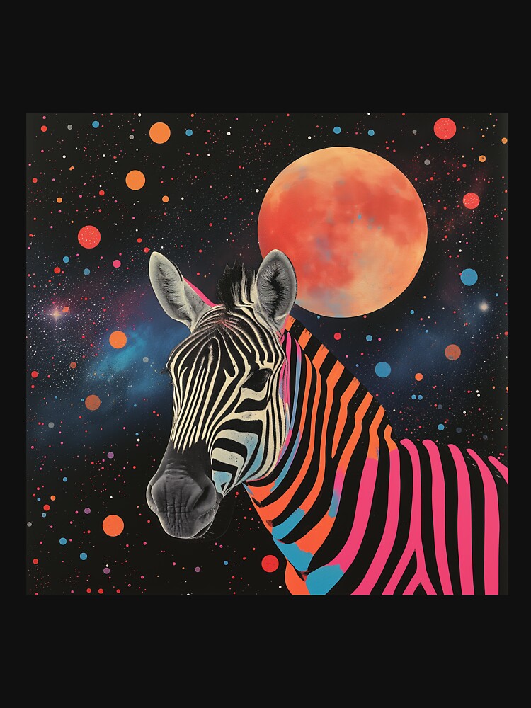 Trippy Space Zebra by ZedOhEe