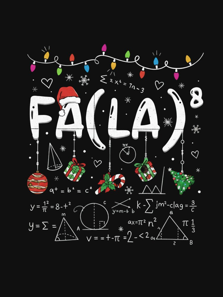 Math Nerd Christmas - Fa la la la by InkImagination1