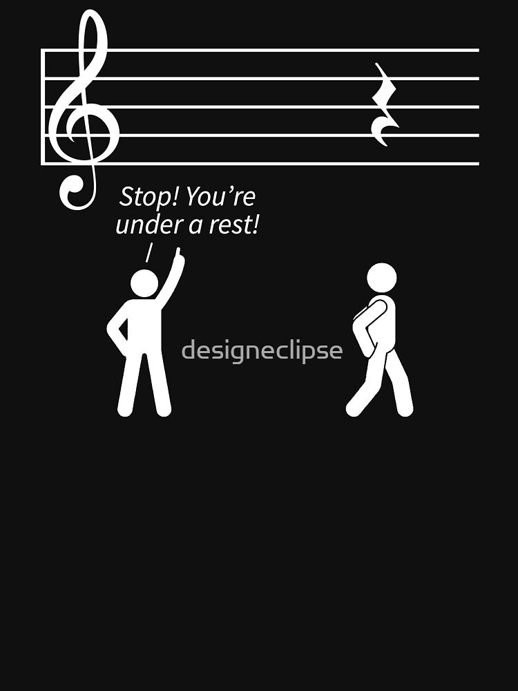 Stop Under A Rest Music by designeclipse