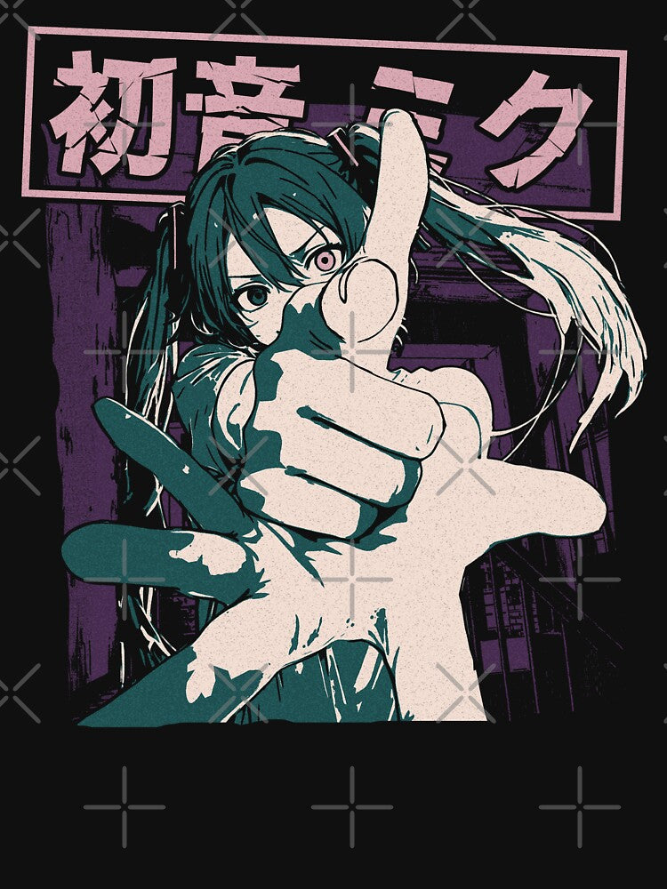 Hatsune Miku Tri Color by MadShroomPrints