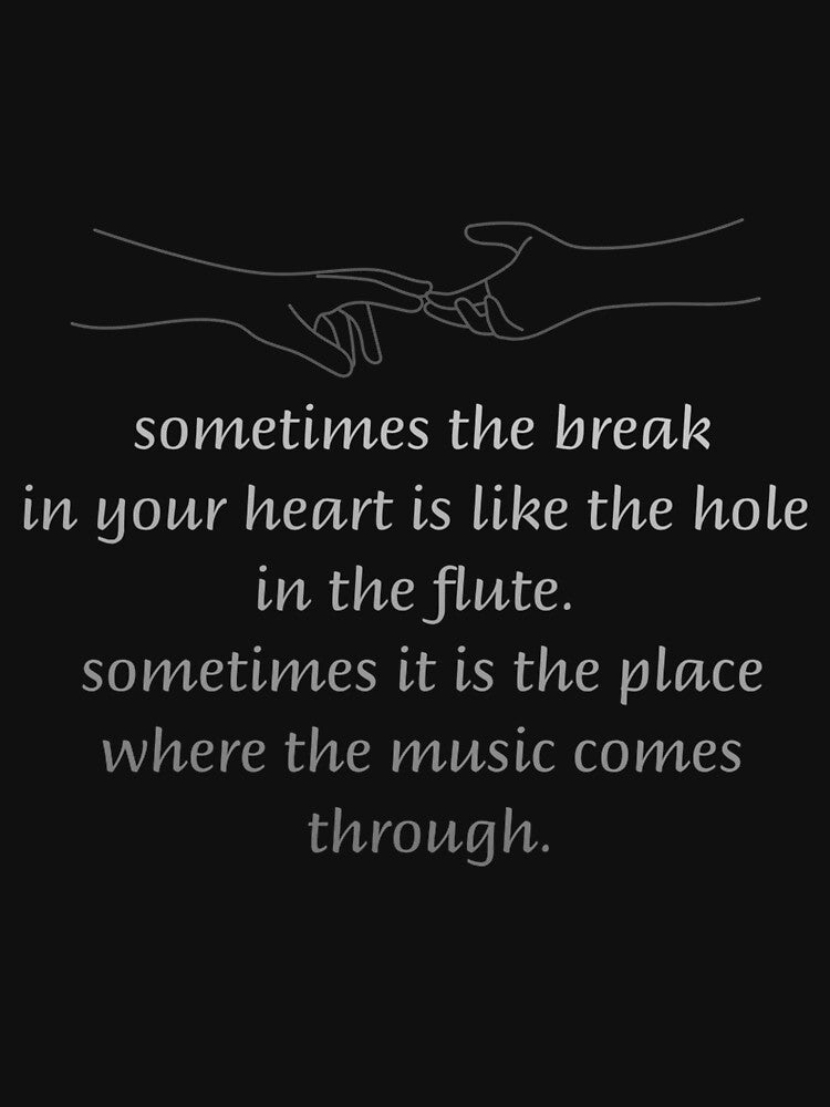 Where the Music Comes Through – Andrea Gibson Quote Art” by Hamadamedo