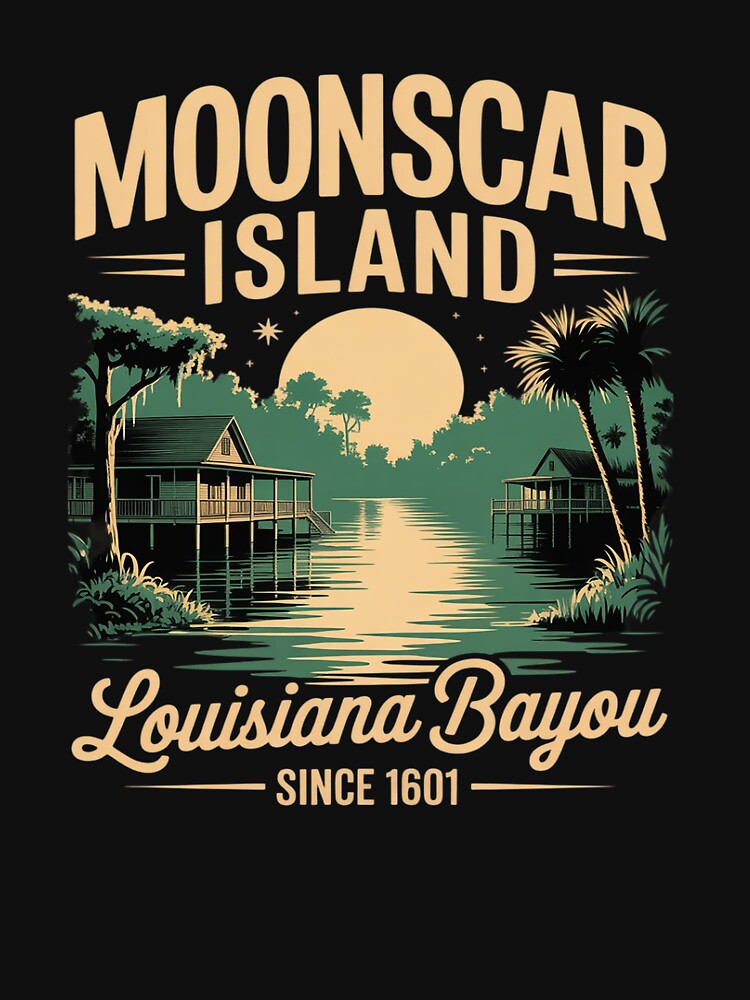 Moonscar Island Louisiana Bayou Landscape by ShelFisher