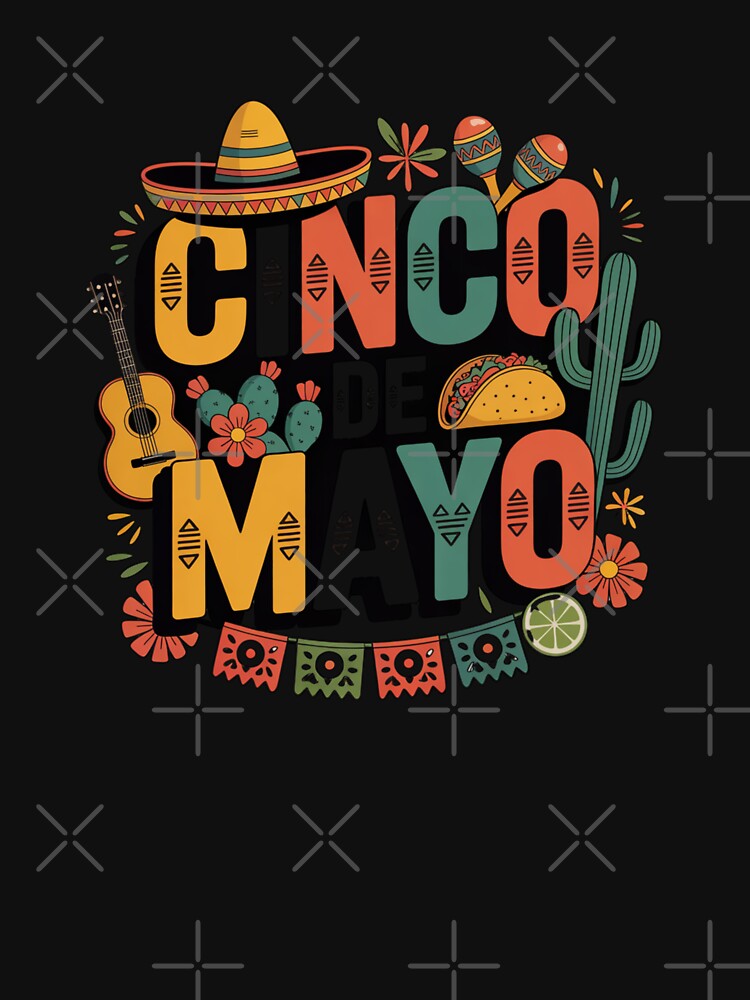 Cinco De Mayo Mexican Holiday Fiesta Celebration by CORJIDOG-ART