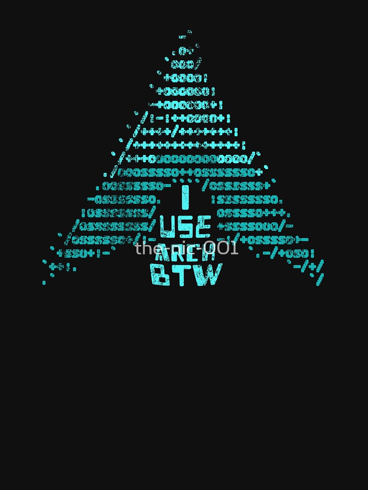 I use arch btw by the-nic-001