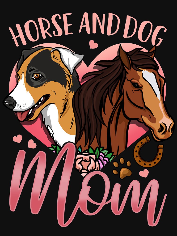 Horse Dog Horse And Dog Mom by CreativeGiftShp