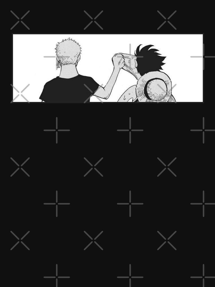 luffy and zoro by sandsgnn