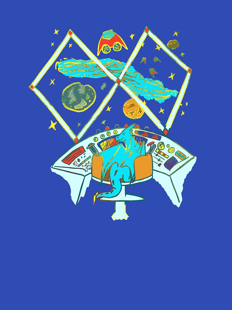 Spaceship Captain Dragon by PrideofDragons
